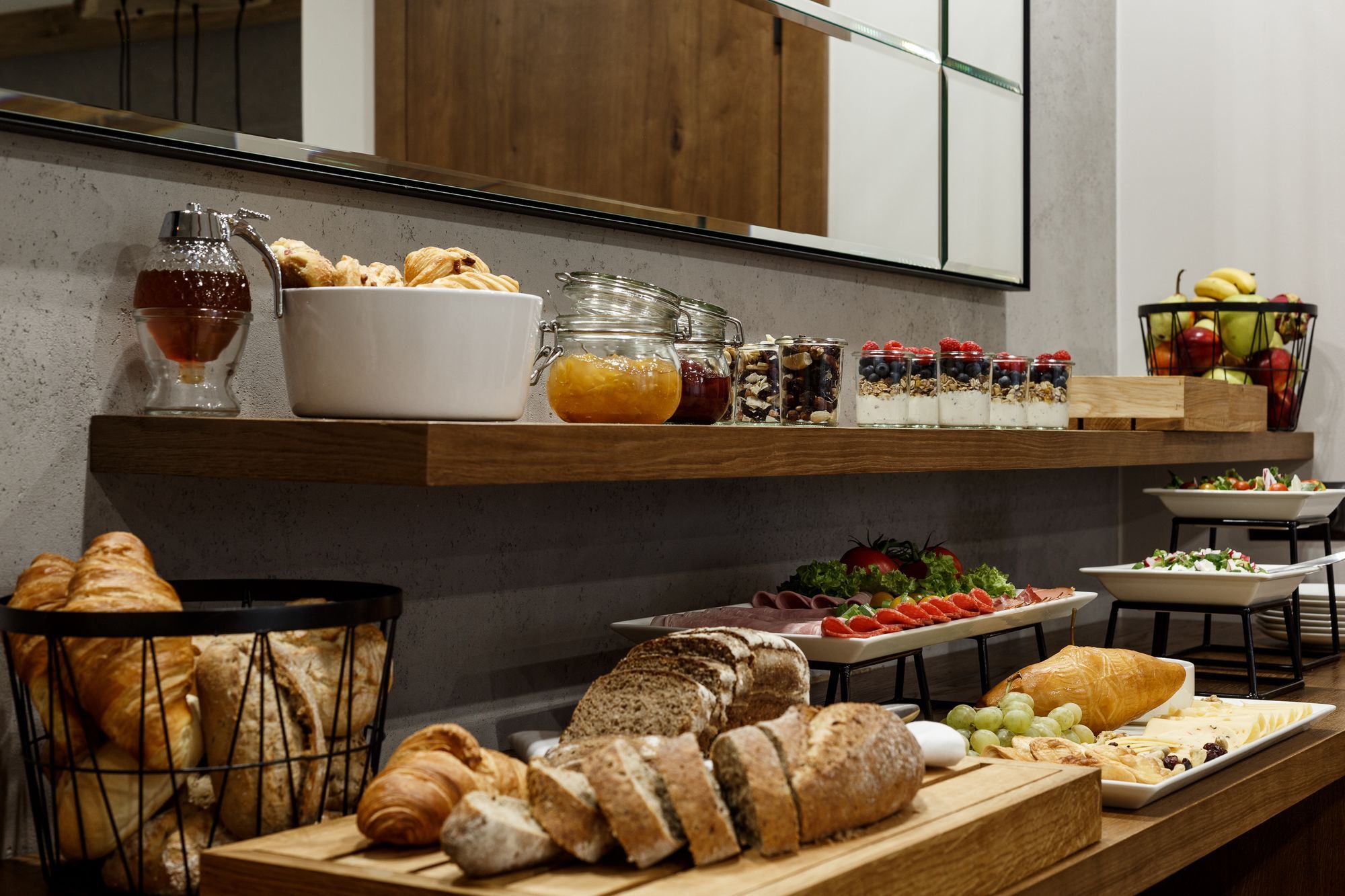 Biala Owca Bed & Breakfast Zakopane Luaran gambar A buffet at a hotel