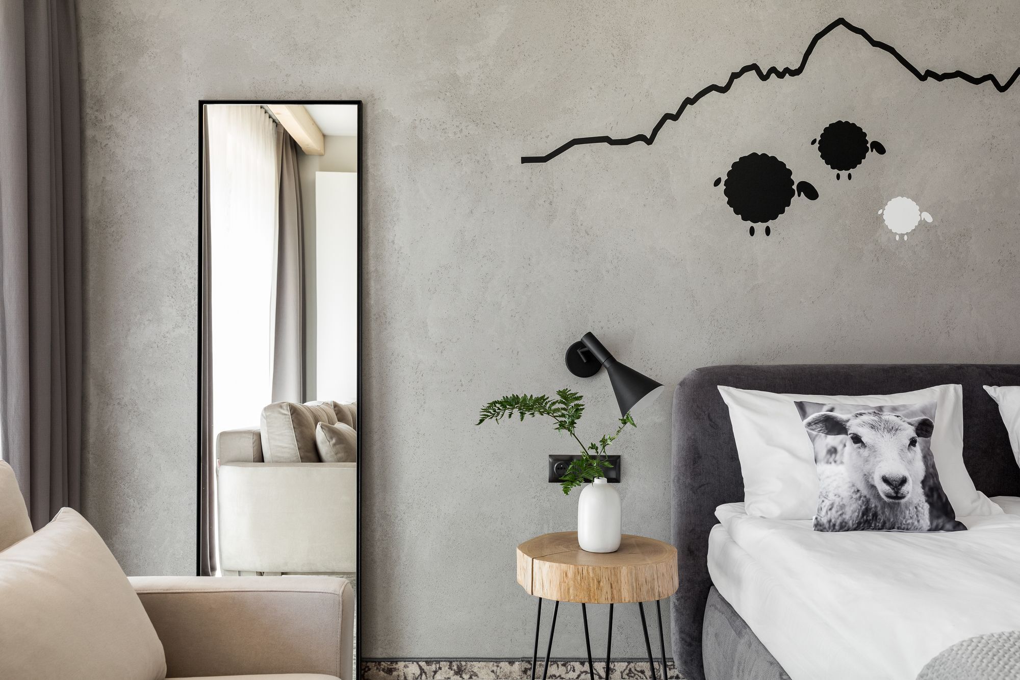 Biala Owca Bed & Breakfast Zakopane Luaran gambar A wall sticker